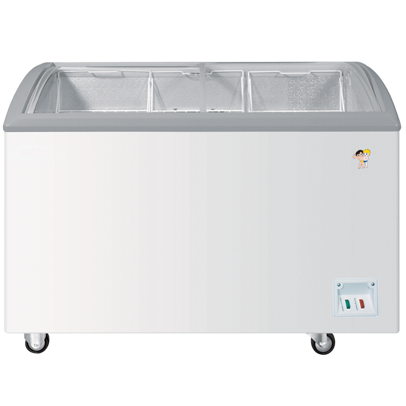 haier/海尔sc/sd-332商用卧式冰柜速冻雪糕柜单温转换双门一室