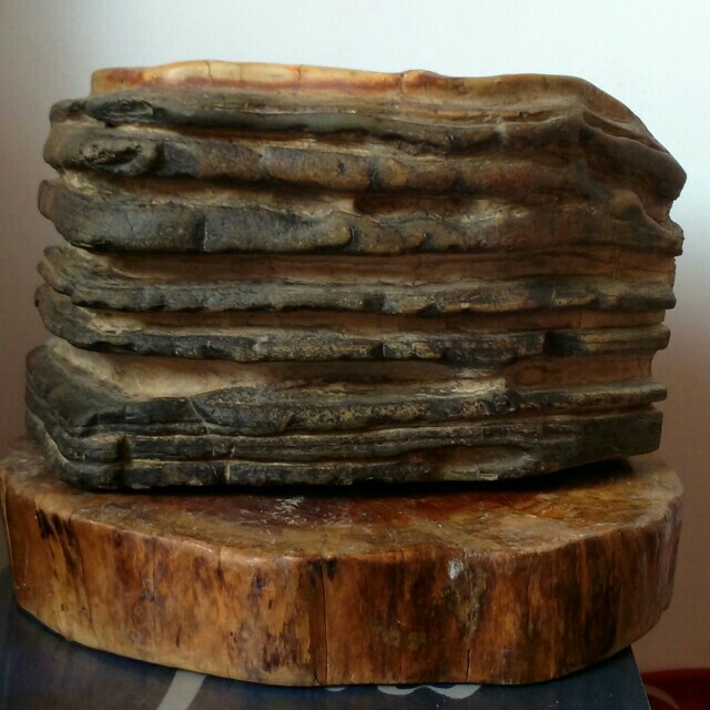 天然长白山松花元宝石