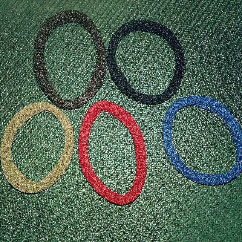 可爱纯色小皮筋(一套卖一套五色颜色可选)