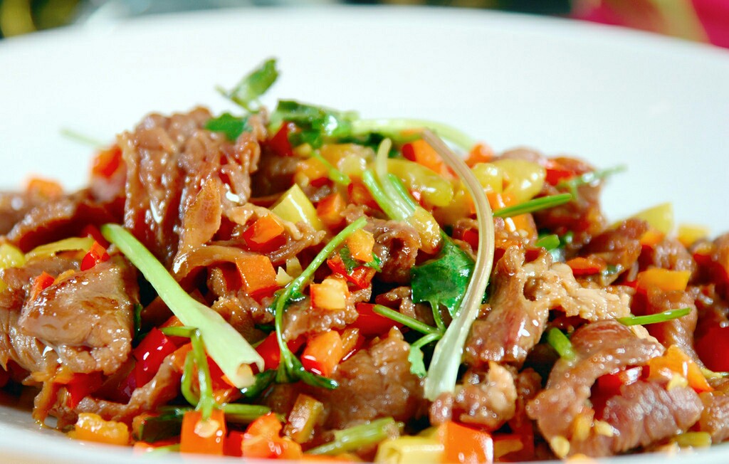 小炒黄牛肉