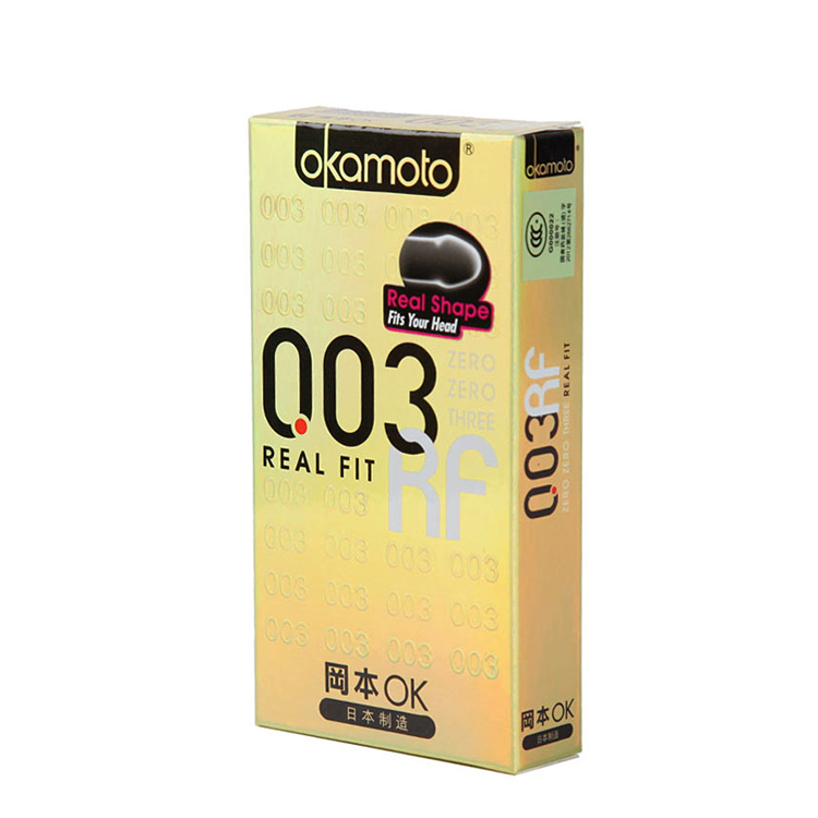 冈本ok避孕套003黄金超薄6只装 贴身安全套 情趣成人用品 - 性奢华