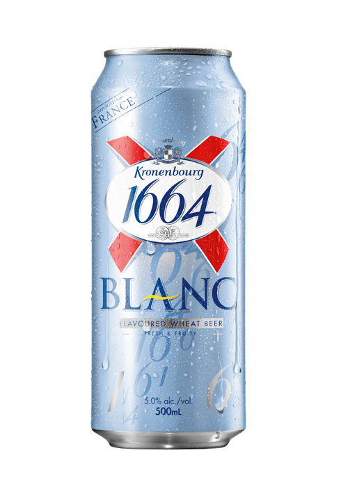 进口啤酒 1664 白啤酒 罐装 330ml