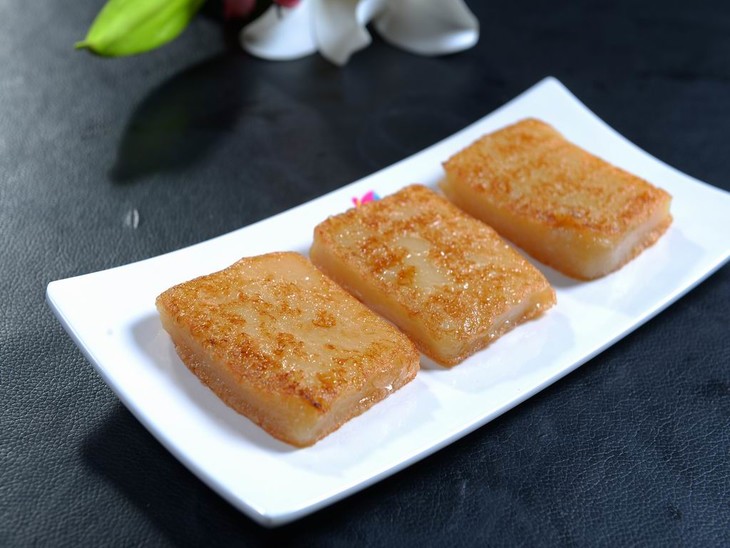 糯米椰汁煎年糕