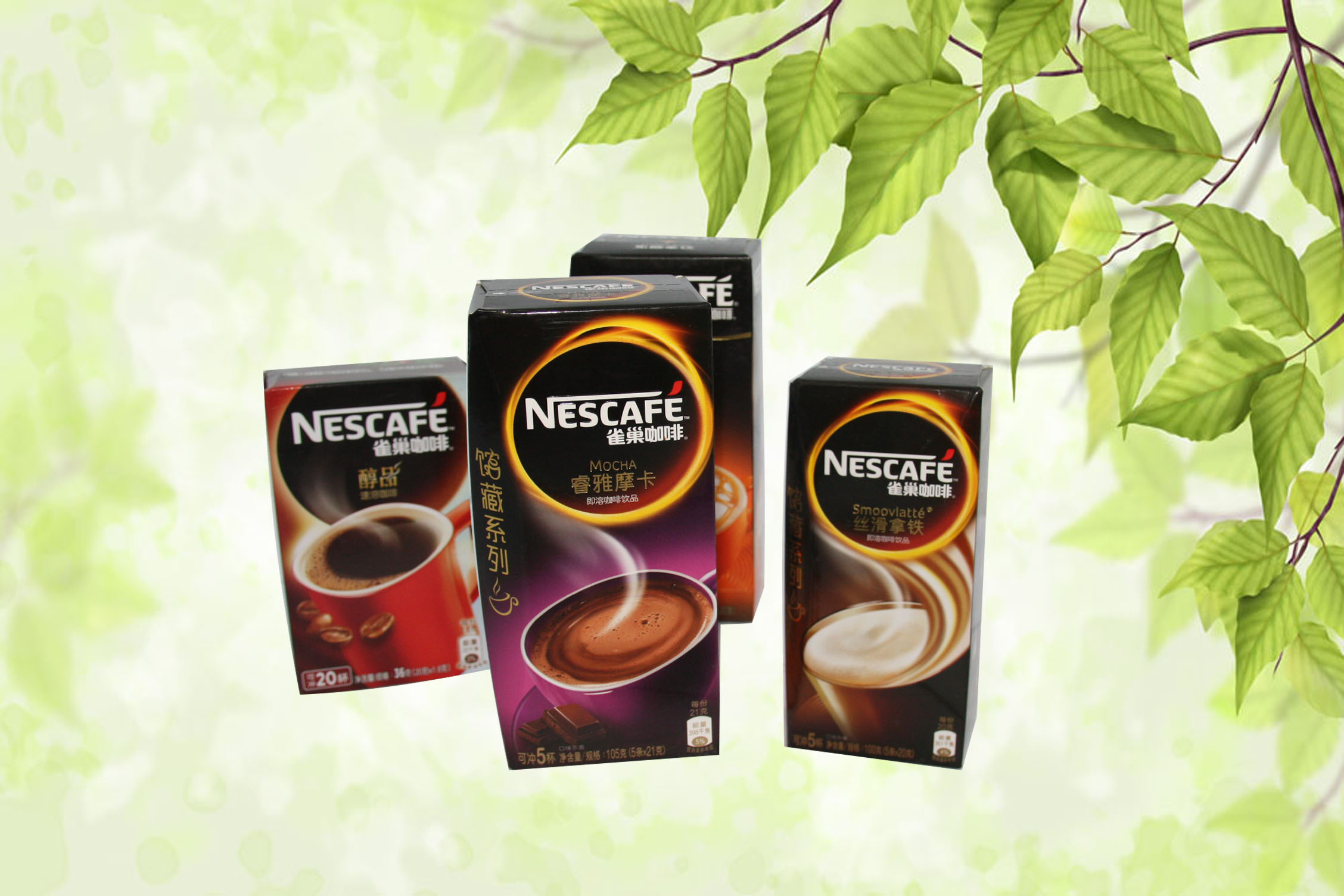 雀巢咖啡睿雅摩卡咖啡条装105g(5*21g)