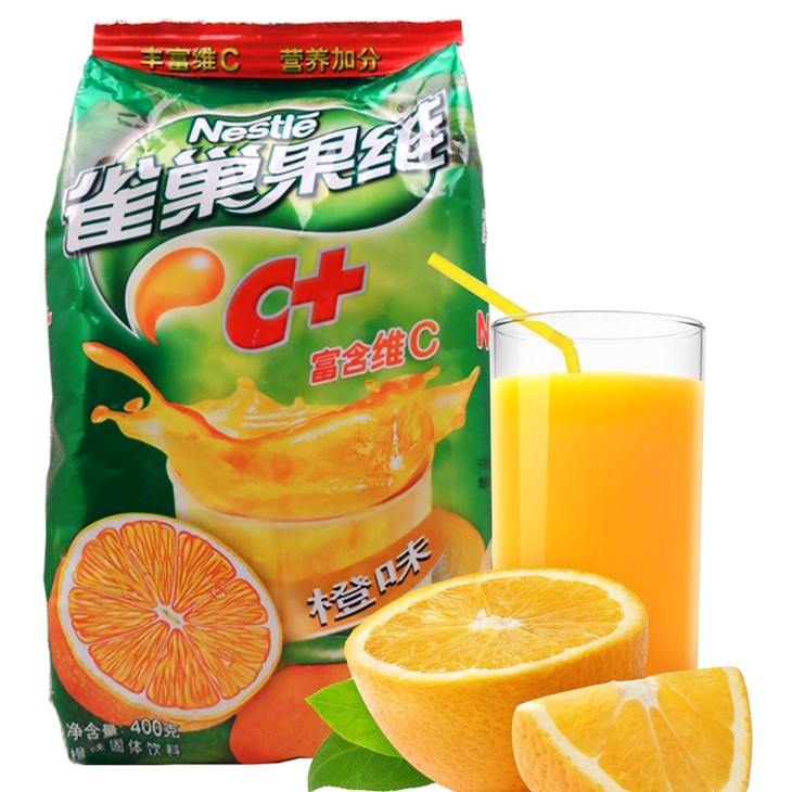 雀巢 橙味 果维c 400g 果汁 固体饮料