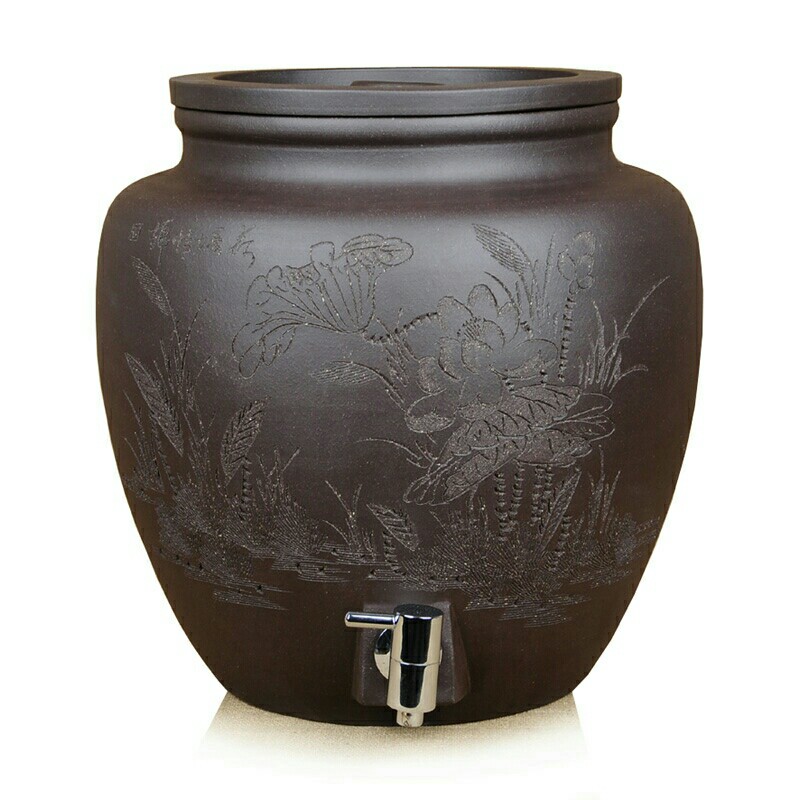 紫砂水缸