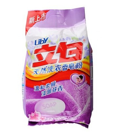 h立白天然 洗衣香皂粉1.6kg 温和柔顺 淡雅花香 不伤手