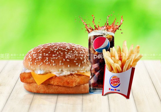 香脆鳕鱼堡套餐