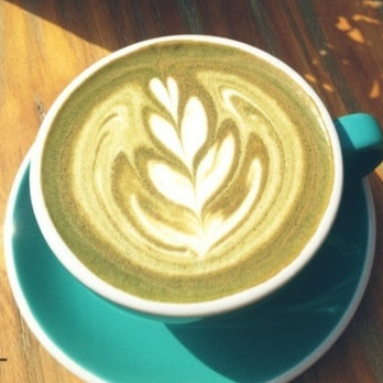 抹茶拿铁 mocha latte (冷,热饮)350ml 不支持外送