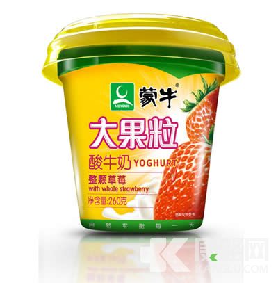 蒙牛大果粒草莓260g