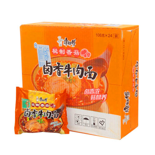 康师傅100g卤香牛肉方便面(袋)