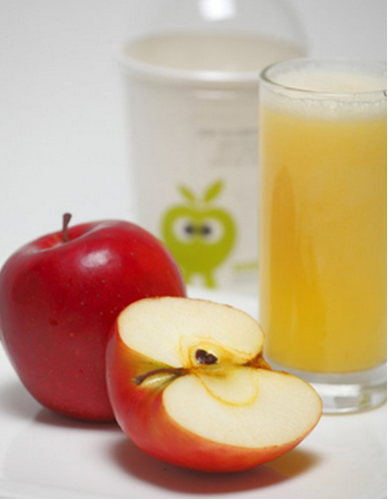 鲜榨苹果汁 apple juice