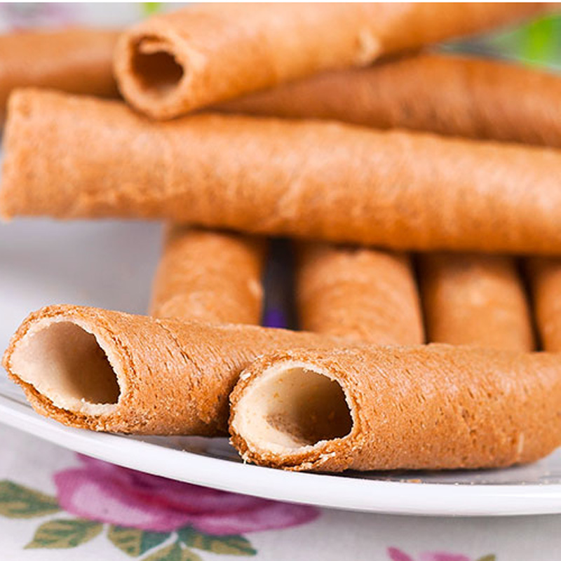 真巧牛奶味蛋卷100g