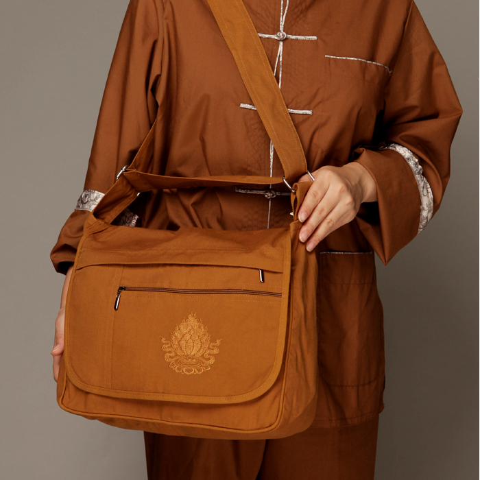 乾辰# 27-1帆布僧包居士包僧人罗汉包佛包小僧袋日型环保僧包正品