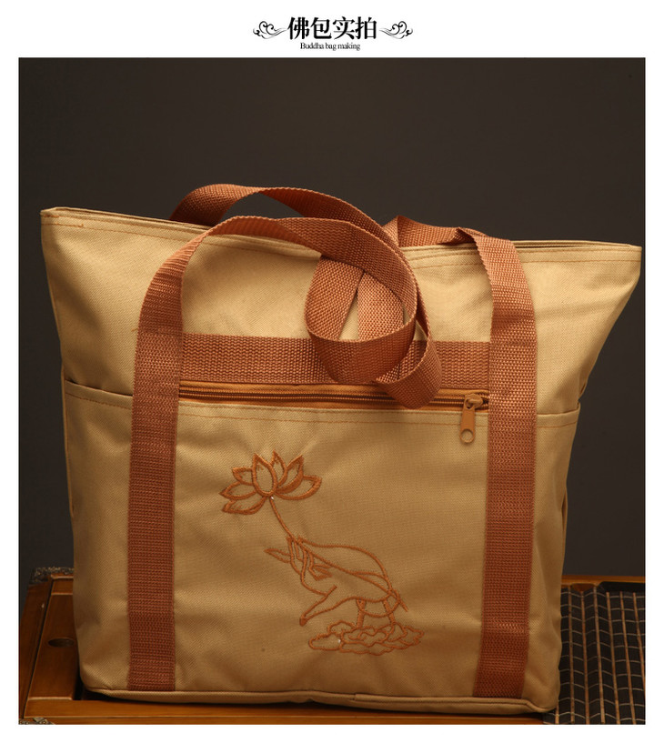 乾辰#h011佛教用品牛津布结实耐用僧包居士包僧人罗汉包佛包僧袋槐＃
