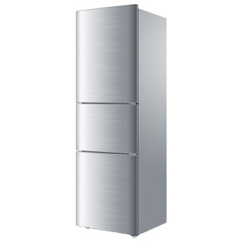 海尔(haier) bcd-206stpa 206升 三门冰箱(银灰色)