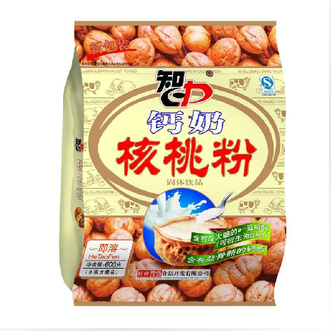 智力钙奶核桃粉 600克 补钙含维生素d核桃粉袋装早餐