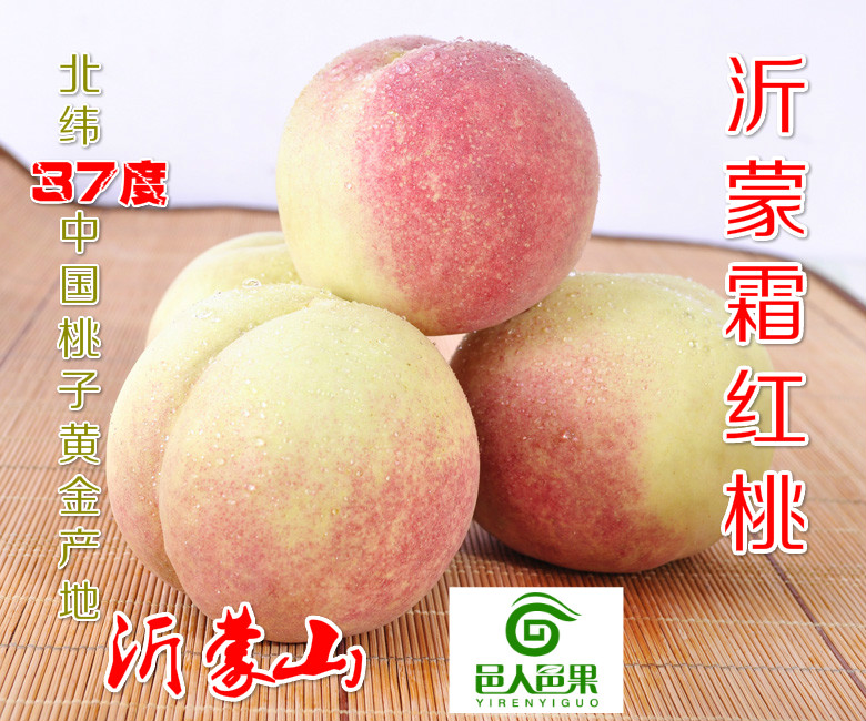 预售 沂蒙霜红桃(特级果12个装)