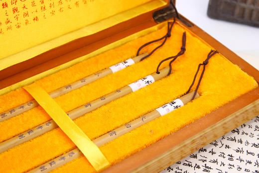 【优质大白云】文港原产优质大白云羊毫毛笔三支装 商品图2