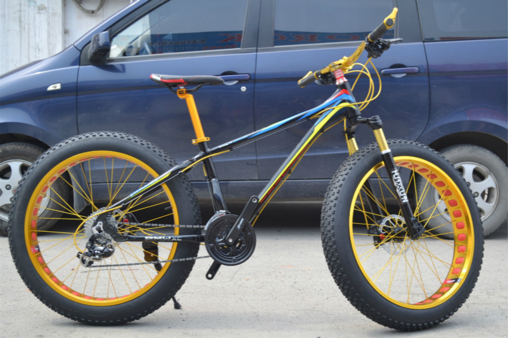 宝马越野山地24速双线碟铝合金44