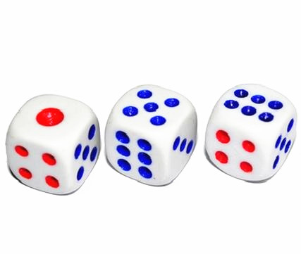 骰子1.6公分/6粒