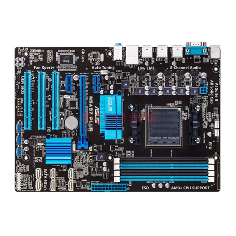 华硕(asus)m5a97 plus 主板 amd 970 am3  台式电脑主板