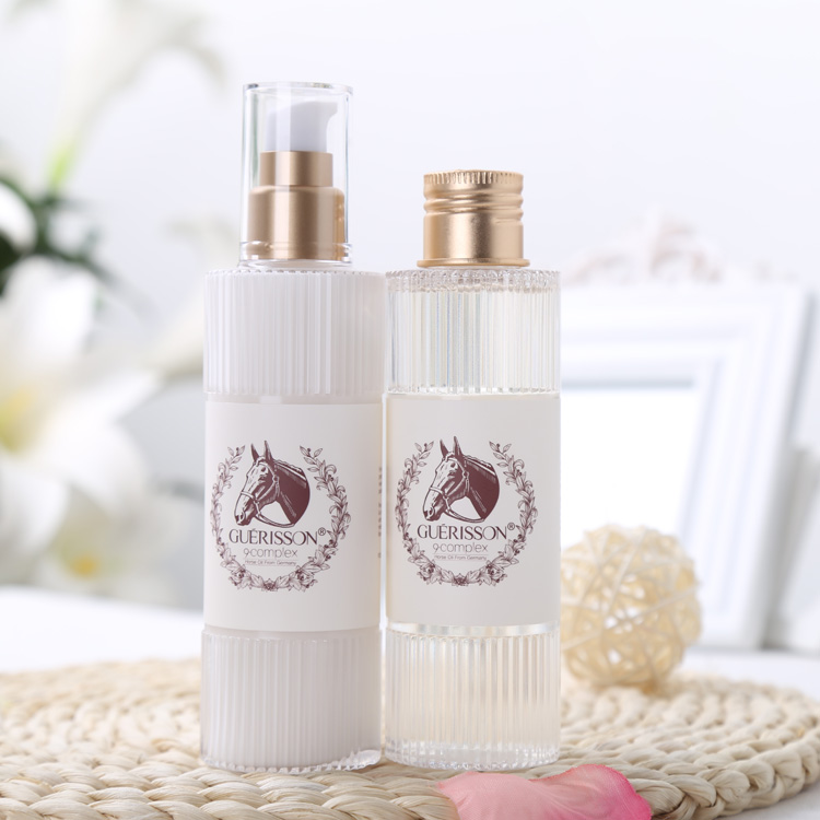 韩国专柜正品guerisson九朵云马油水乳套装 补水保湿去痘印疤痕