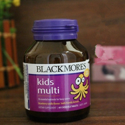 澳洲百丽康美blackmores 儿童维生素咀嚼片(60粒)