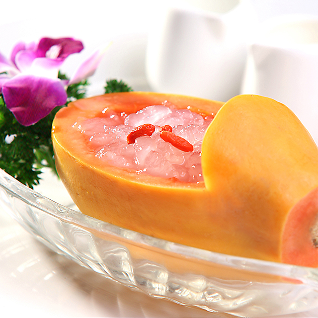 椰汁炖雪蛤(位)