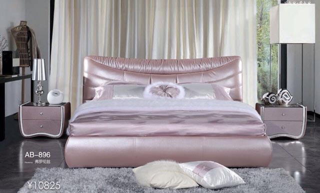 迪高乐 现代休闲 真皮 软床 弗罗伦丝 ab-896