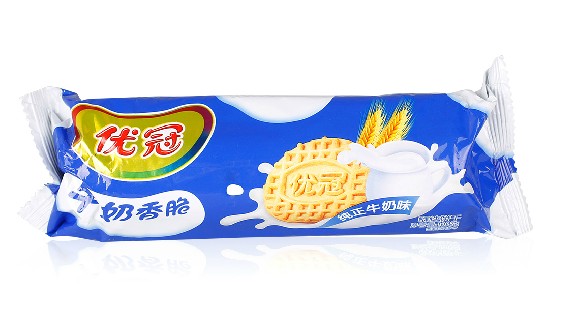 优冠100g牛奶香脆纯正牛奶味01863