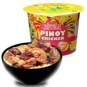 菲律宾进口 好运鸡肉风味杯面 35g迷你泡面
