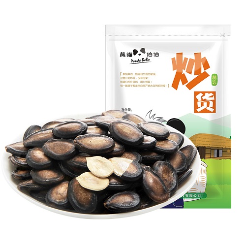 熊猫伯伯 话梅瓜子西瓜子 颗粒饱满 好吃易剥 话梅味200g