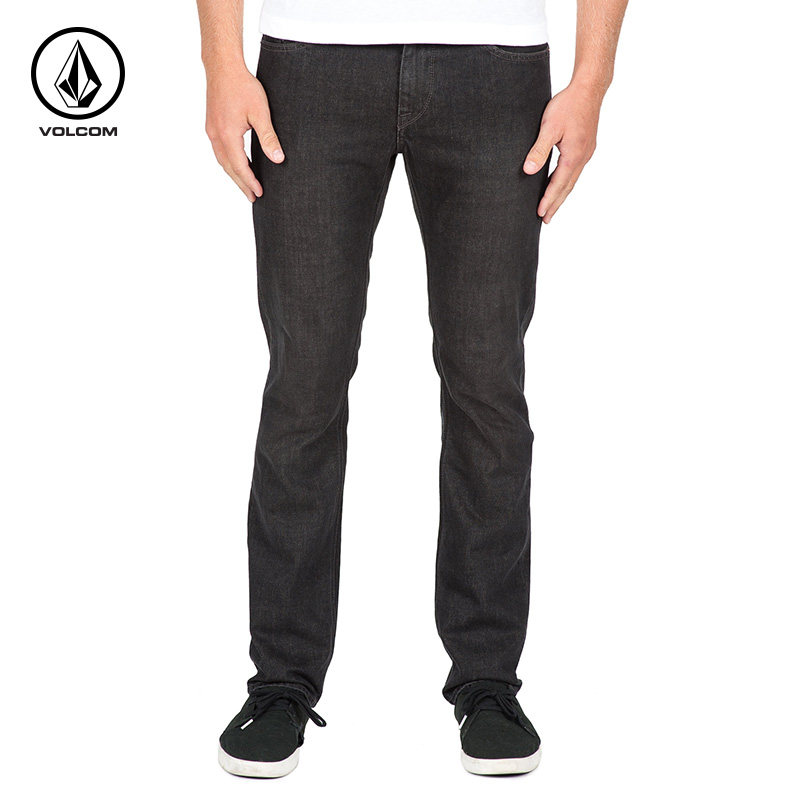 volcom男装 修身纯棉水洗牛仔裤男士运动休闲复古牛仔长裤a1931501