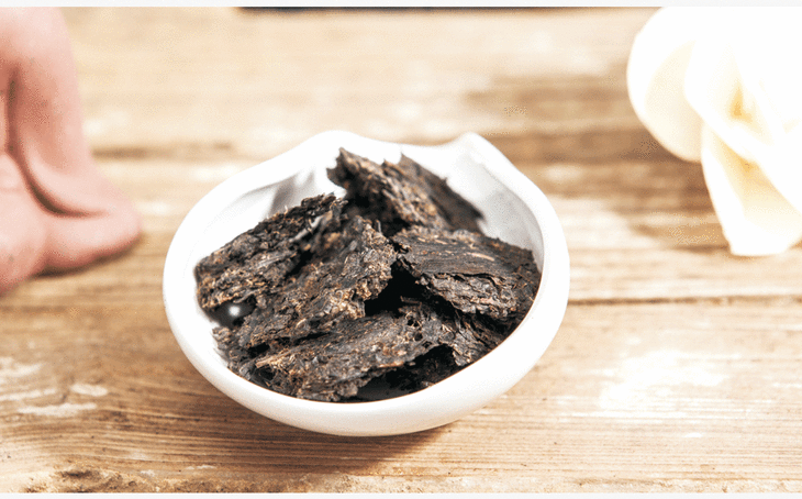 墨夫人墨茶6号(400克),墨茶墨金花,长有金花的茶叶,让你喝得放心,喝得