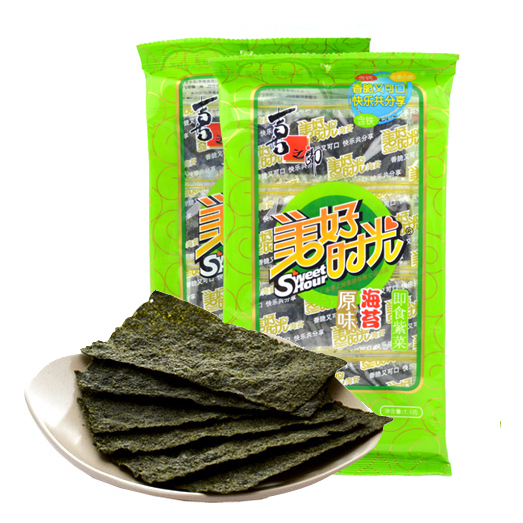 喜之郎美好时光海苔7.5g*包,美味鲜美.可口怡人,香香脆脆我都爱! - sl