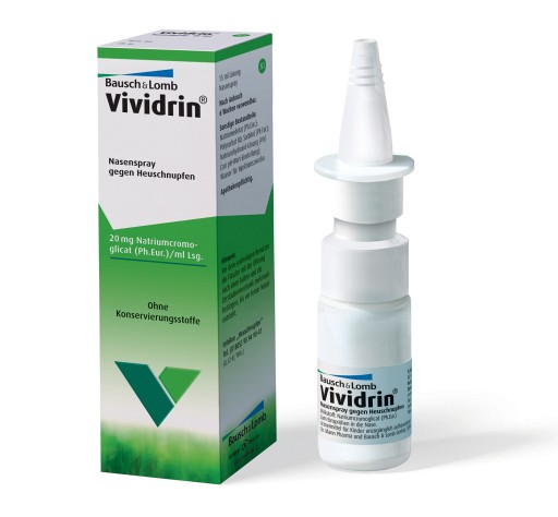 德国Vividrin 过敏性鼻炎喷鼻剂花粉尘螨 色甘酸