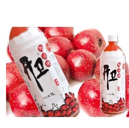 开卫 野山楂 果肉饮料1kg*6瓶整箱