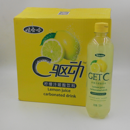 c驱动柠檬碳酸饮料