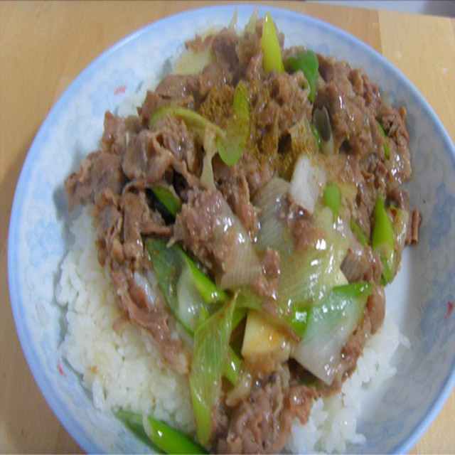 葱爆羊肉饭