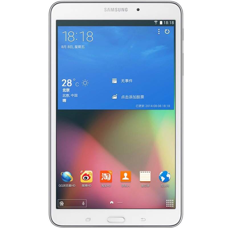 三星(samsung)galaxy tab4 t331c 8英寸平板电脑 3g 通话功能 纯白色