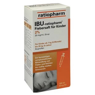 德国直邮 Ibu-ratiopharm退烧果汁 2% 6个月以上