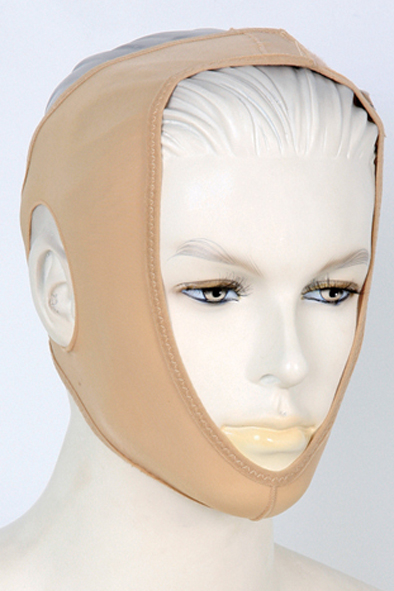 法国怀美医用弹力头套下颌角疤痕加压烧烫伤术后瘦脸头套 颧骨套b