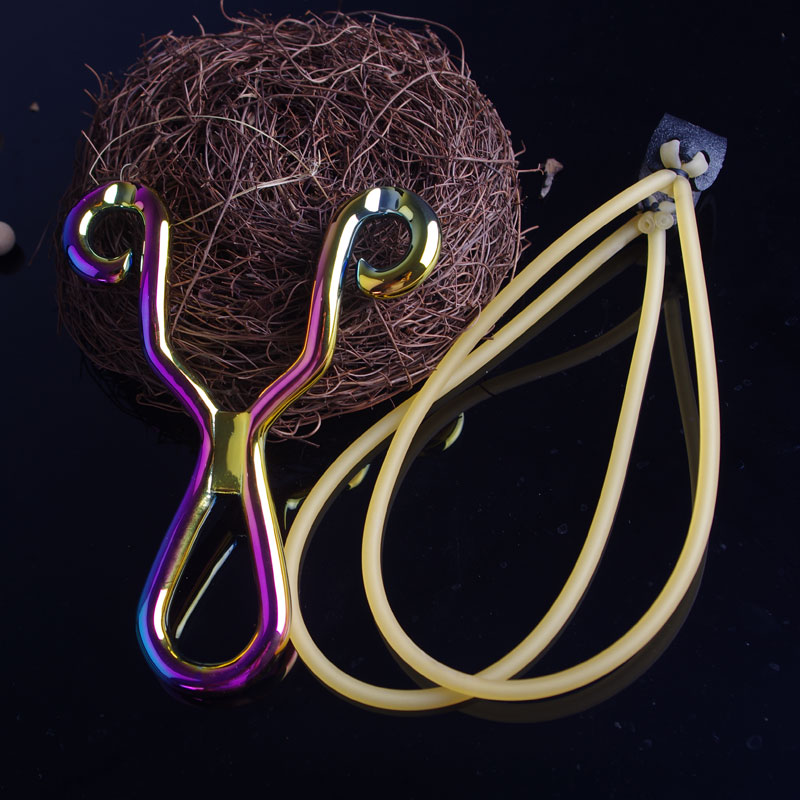 新卡球金刚狼四股经典弹弓可缠好