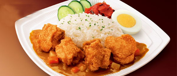 咖喱鸡块饭
