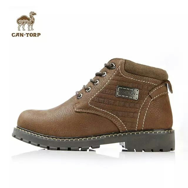 cantorp2015秋冬新款肯拓普骆驼户外男式中高邦休闲鞋t541913327