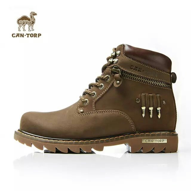 cantorp2015秋冬新款肯拓普骆驼户外男式中高邦休闲鞋t541913329