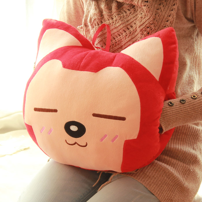 阿狸抱枕靠垫大号 趴趴狸暖手捂抱枕