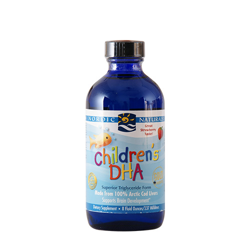 挪威小鱼nordic naturals childrens dha 鳕鱼油dha237ml挪威大鱼