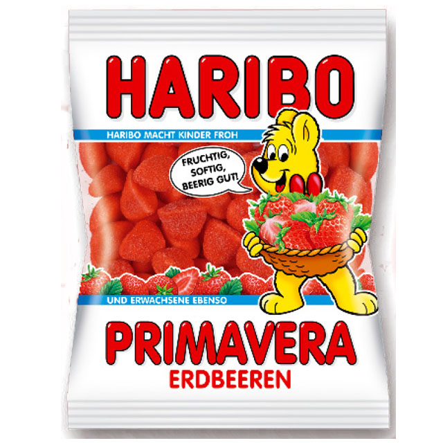 德国进口哈瑞宝成熟草莓味软糖200g